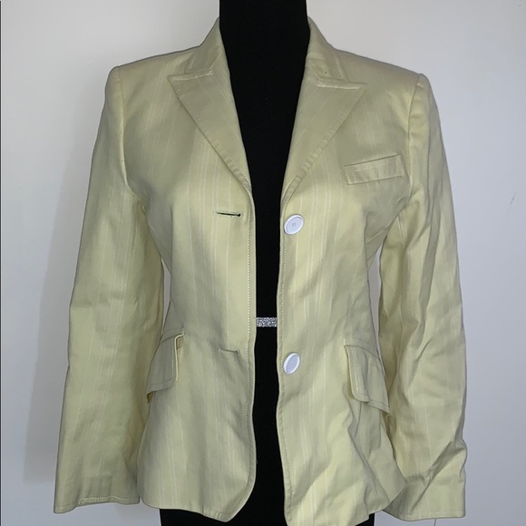 Greenish/Yellow Blazer Jacket - Picture 1 of 4